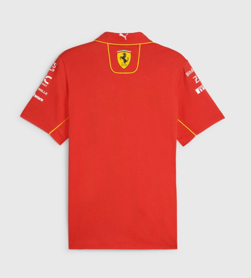 Scuderia Ferrari Team Polo Replica - 2024