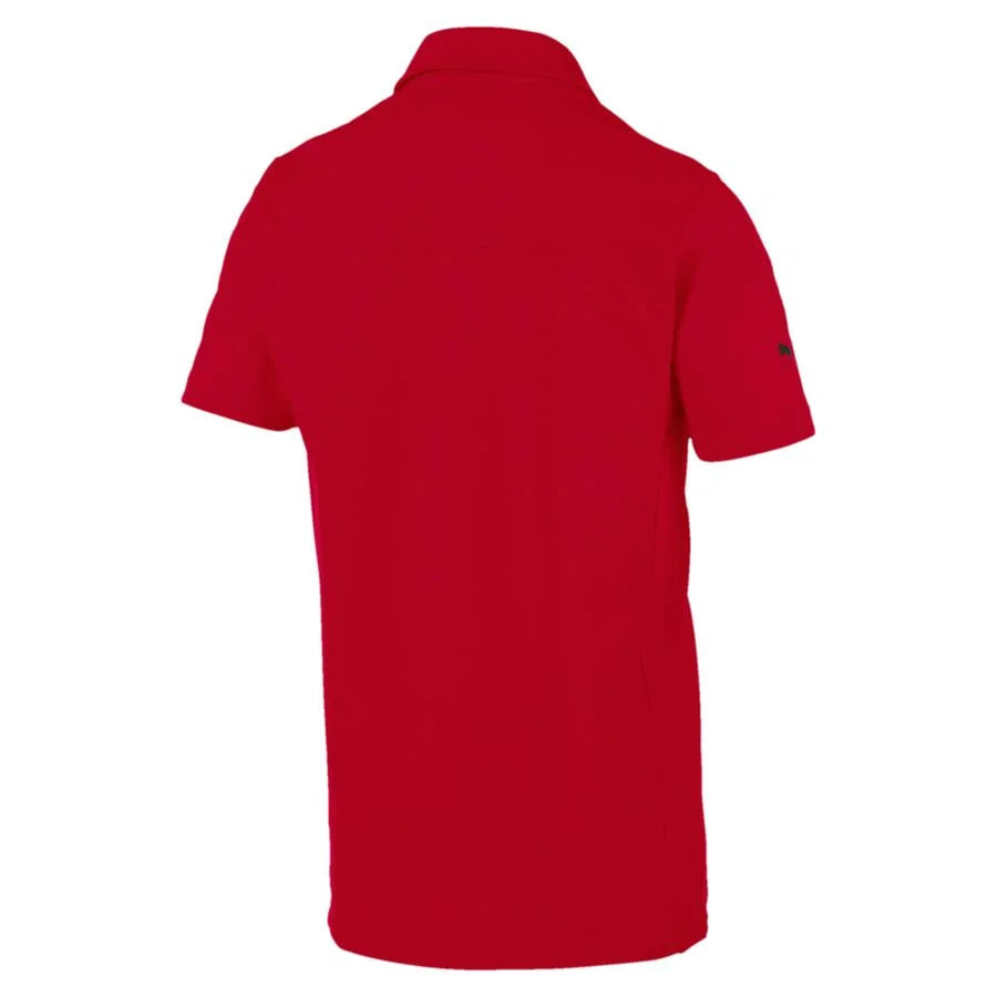 T-shirt rossa da uomo Puma Ferrari Polo