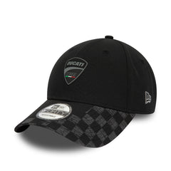 Ducati Motor Logo Corse Check Visor Black 5566 9FORTY