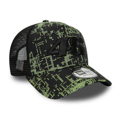 E-Frame Trucker VR46 Poly All Over Print Cap Schwarz – 5617