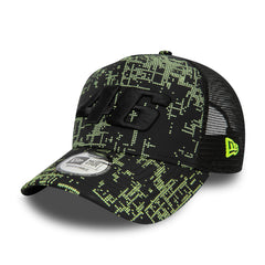 E-Frame Trucker VR46 Poly All Over Print Cap Schwarz – 5617