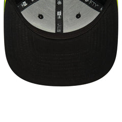 VR46 Original 9FIFTY-Kappe aus schwarzem Wildlederimitat