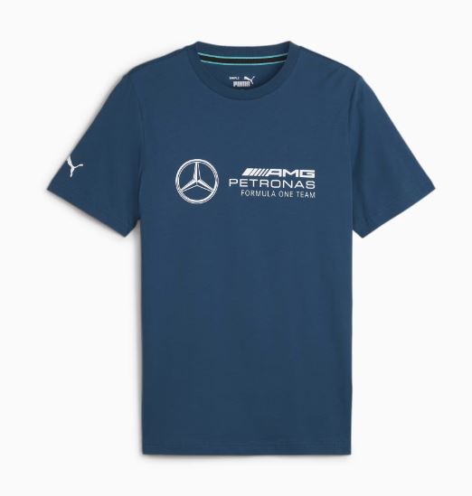T-shirt Mercedes-AMG Petronas Motorsport ESS con logo da uomo
