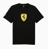 T-shirt Scuderia Ferrari Race con scudetto grande colorato da uomo