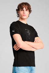Scuderia Ferrari Race Tonal Big Shield Tee Uomo - Black