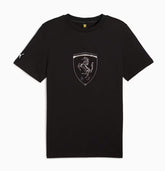 Scuderia Ferrari Race Tonal Big Shield Tee Uomo - Black