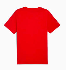 Scuderia Ferrari Race Tonal Big Shield Tee Uomo - Red