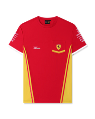 Ferrari Team Track Tee - Red - Men's