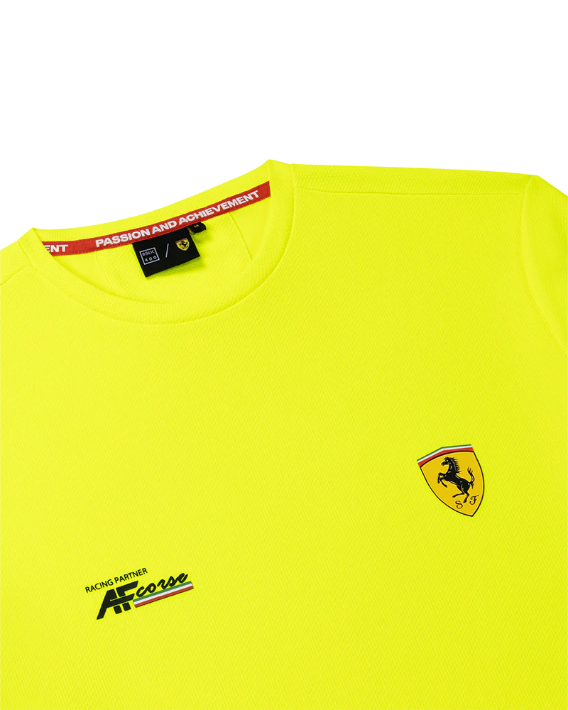 Ferrari Team Safety Tee - Yellow - Men's