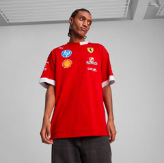 T-shirt Piloti Scuderia Ferrari 2025 da uomo