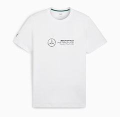 T-shirt Mercedes-AMG Petronas Motorsport con logo da uomo - white