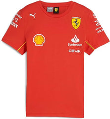 PUMA T-Shirt della Squadra Scuderia Ferrari 2024 Kid
