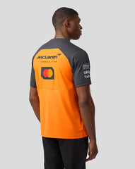 Official Mens Mclaren Formula 1 Team Set Up T-Shirt - Papaya/Phantom