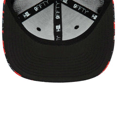 Ducati 9FIFTY Cap Stretch-Snap All Over Print Logo Corse Black 4548 SM