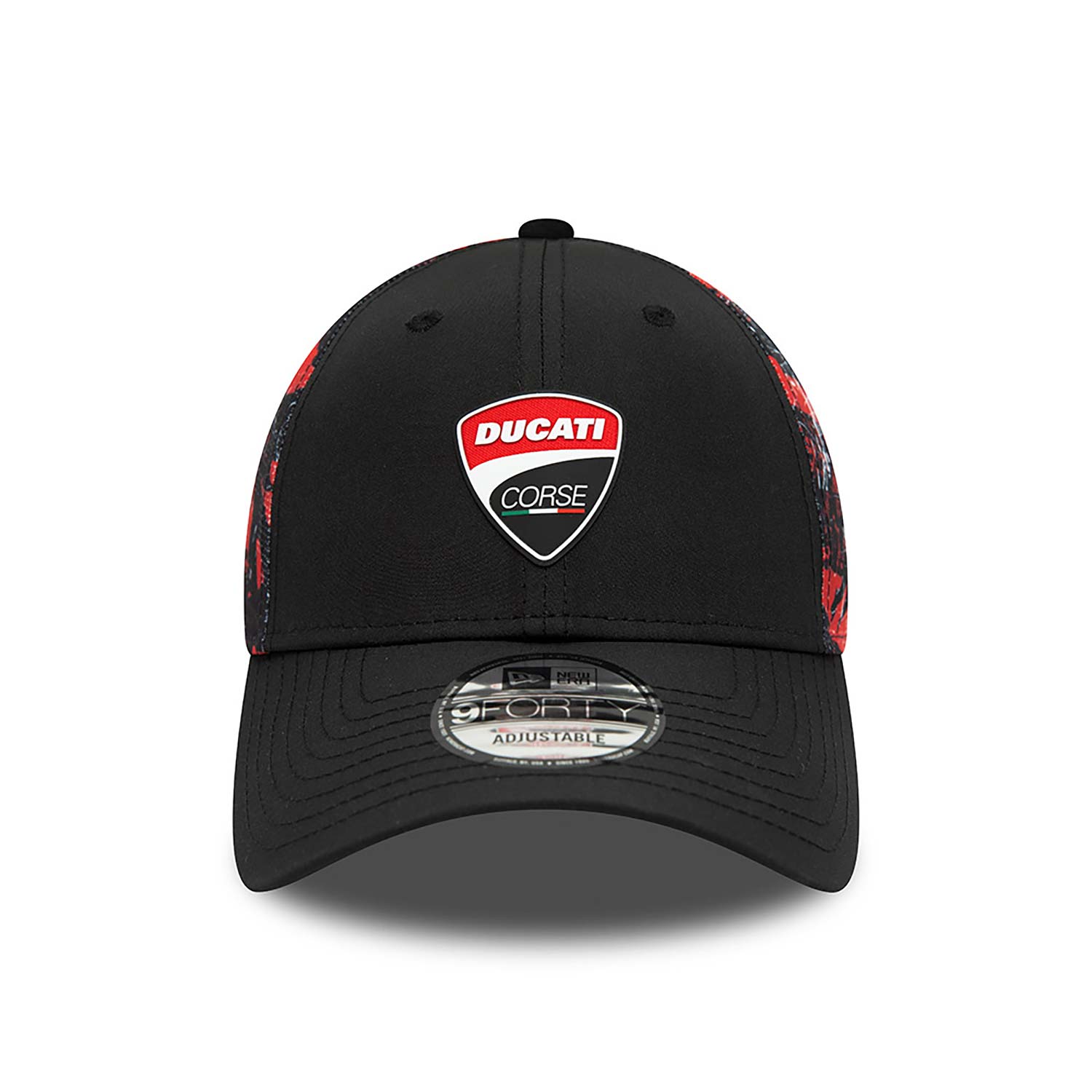 Cappellino regolabile Ducati 9FORTY nero con logo Corse stampato 4545