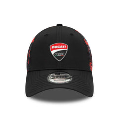 Adjustable black Ducati 9FORTY cap with printed Corse logo 4545