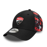 Cappellino regolabile Ducati 9FORTY nero con logo Corse stampato 4545