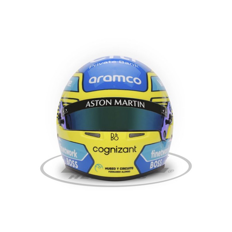 Mini Casco Fernando Alonso 2024 - Bell scala 1:2
