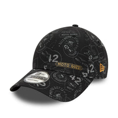 9FORTY Moto Guzzi All Over Print Cap Schwarz