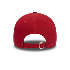 9TWENTY Moto Guzzi Woven Patch Washed Cap Rot