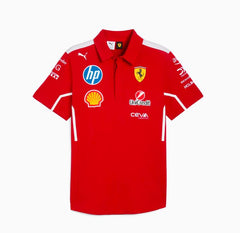 Polo Team Scuderia Ferrari HP 2025 da uomo