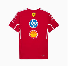 T-shirt Team Scuderia Ferrari HP 2025 da uomo