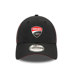 Ducati Motor Logo Crinkle Full Print Adjustable Hat Black 9FORTY