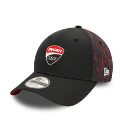 Ducati Motor Logo Crinkle Full Print Adjustable Hat Black 9FORTY