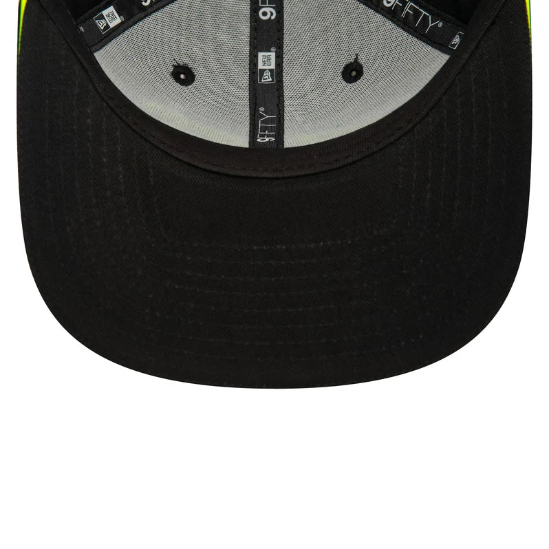 VR46 Original 9FIFTY Headphones in Black Faux Suede 