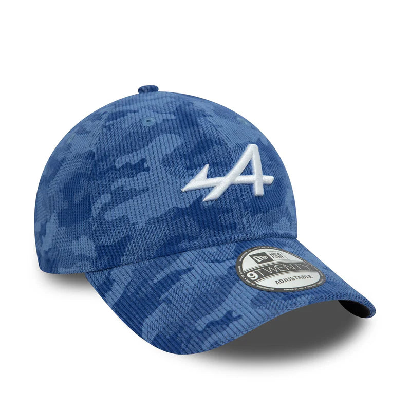 Alpine Racing Camo Cord Blue Adjustable Hat 9TWENTY