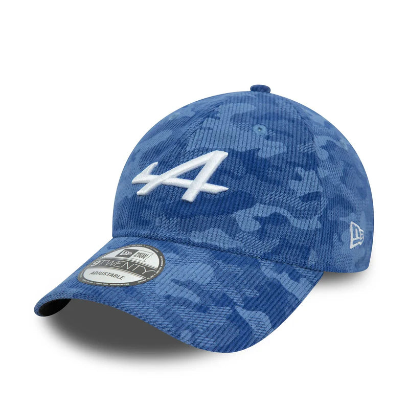 Alpine Racing Camo Cord Blue Adjustable Hat 9TWENTY