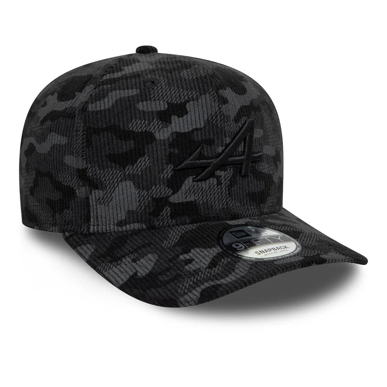 Alpine Racing Camo Cord Black 9FIFTY Snapback Cap SM