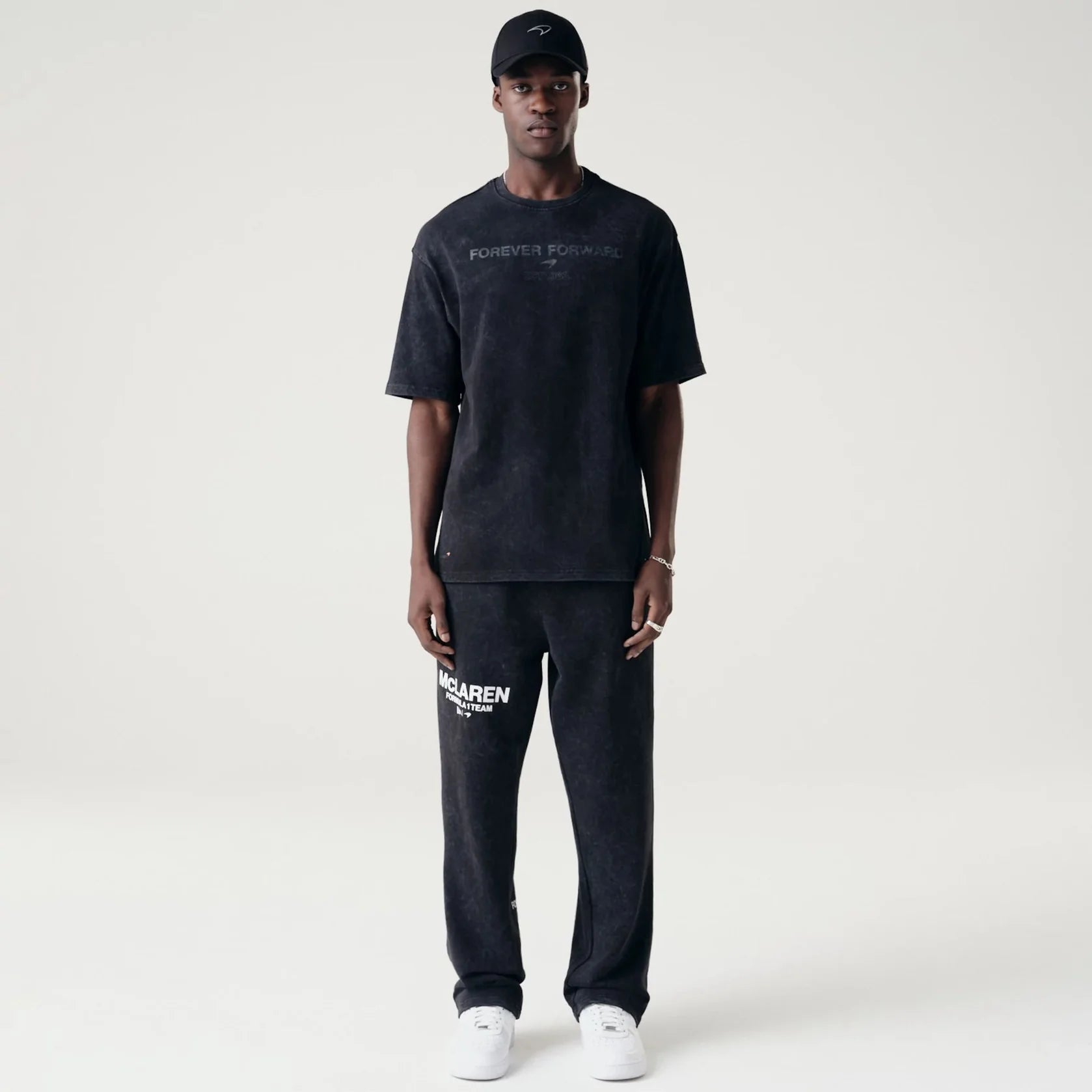 T-Shirt Oversize McLaren Racing Washed Pack - black