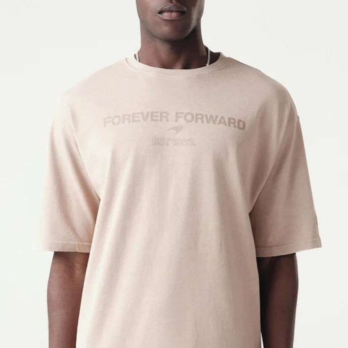 T-Shirt Oversize McLaren Racing Washed Pack - beige