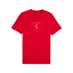 Tone-on-tone Scuderia Ferrari Race Big Shield Motorsport men's t-shirt