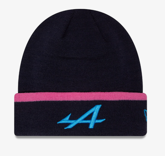 Alpine Racing Blue Polyana Knitted Beanie 9840