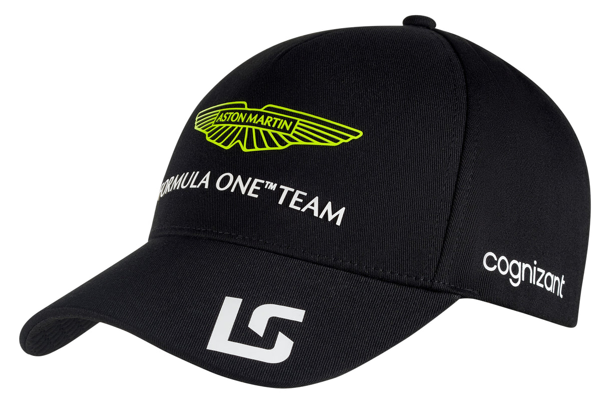 Aston Martin Aramco Cognizant Lance Stroll Cap - Black