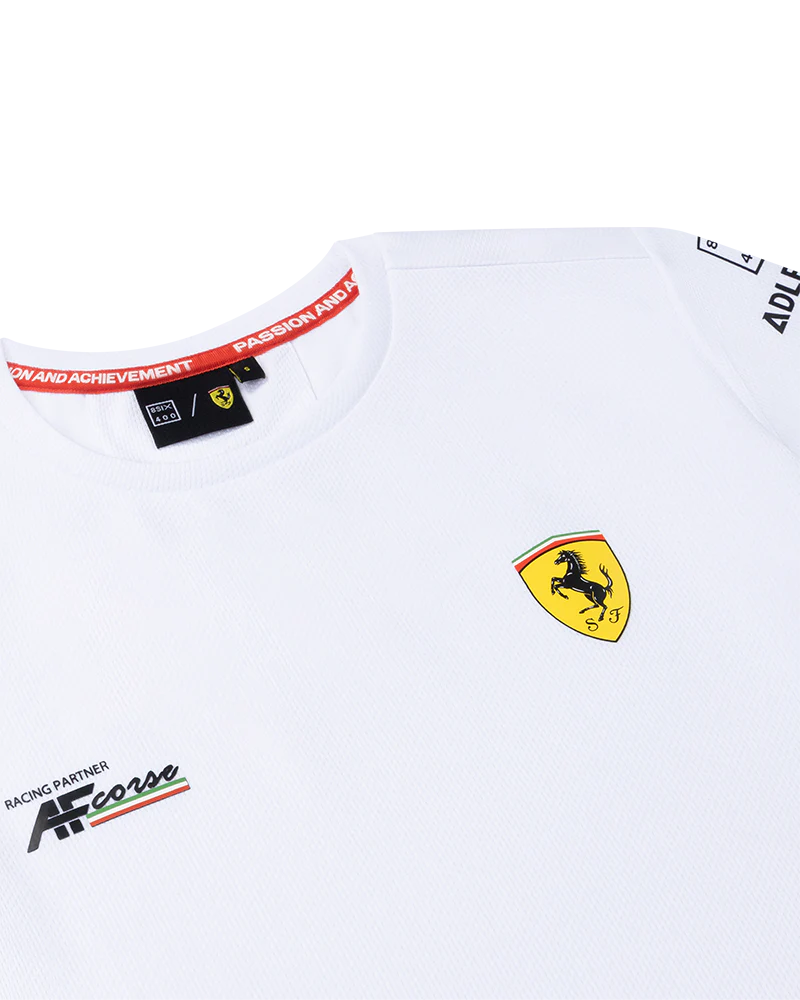 Ferrari Team Safety Tee White Men s Formulastore Sanremo