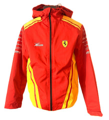 Scuderia Ferrari Hypercar Le Mans 2024 Men's Team Rain Jacket - Red