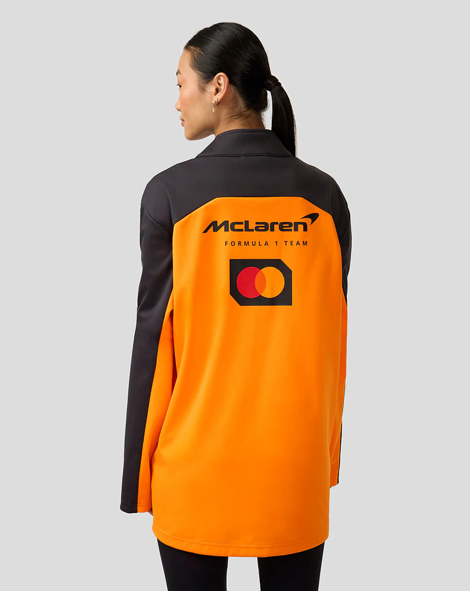 Official Unisex Mclaren Formula 1 Team Soft Shell Jacket - Papaya/Phantom