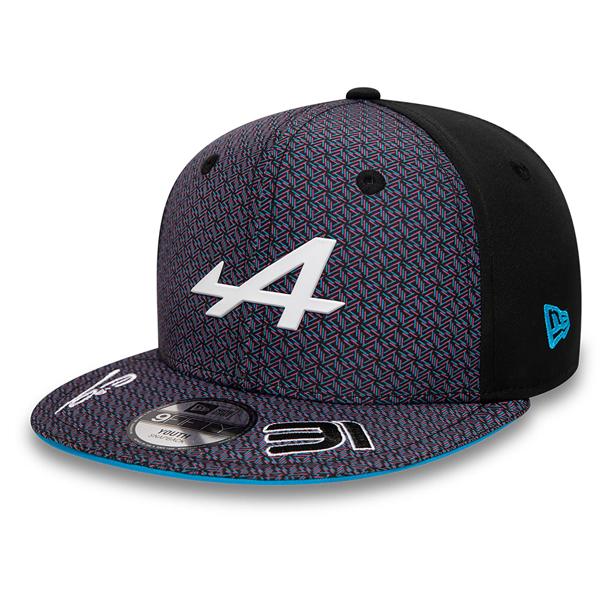 Alpine Cappellino 9FIFTY Snapback Esteban Ocon Kids Nero