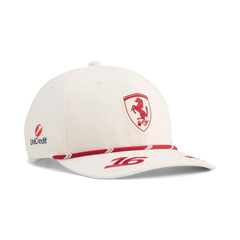 Scuderia Ferrari F1 2026 Charles Leclerc SE Monaco GP Hat - Frosted Ivory