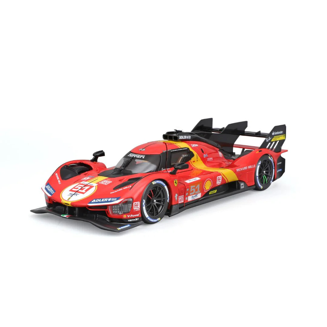 18-26309 Bburago Racing Ferrari 2023 Le Mans 499P LMH #51 - Scala 1:24