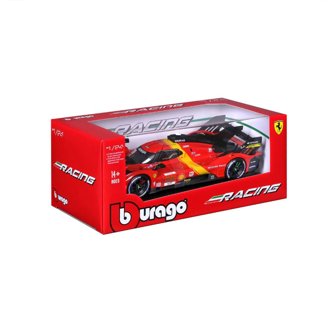 18-26309 Bburago Racing Ferrari 2023 Le Mans 499P LMH #51 - Scala 1:24