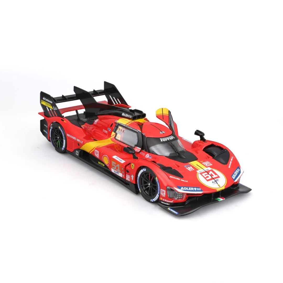 18-26309 Bburago Racing Ferrari 2023 Le Mans 499P LMH #51 - Scala 1:24