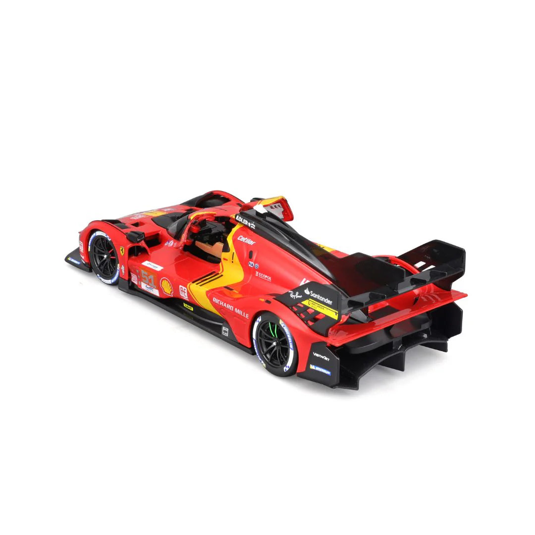 18-26309 Bburago Racing Ferrari 2023 Le Mans 499P LMH #51 - Scala 1:24