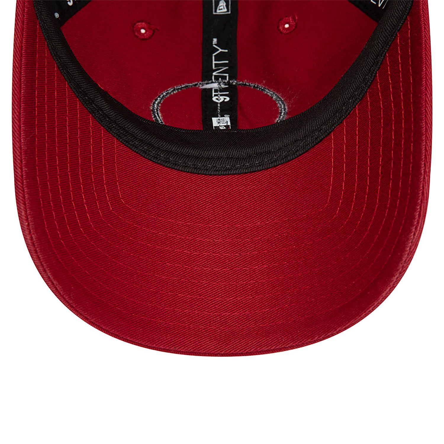 9TWENTY Moto Guzzi Woven Patch Washed Cap Red