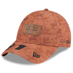 Red Bull Racing F1 New Era 9Forty Austin GP Max Verstappen Driver Hat - Brown